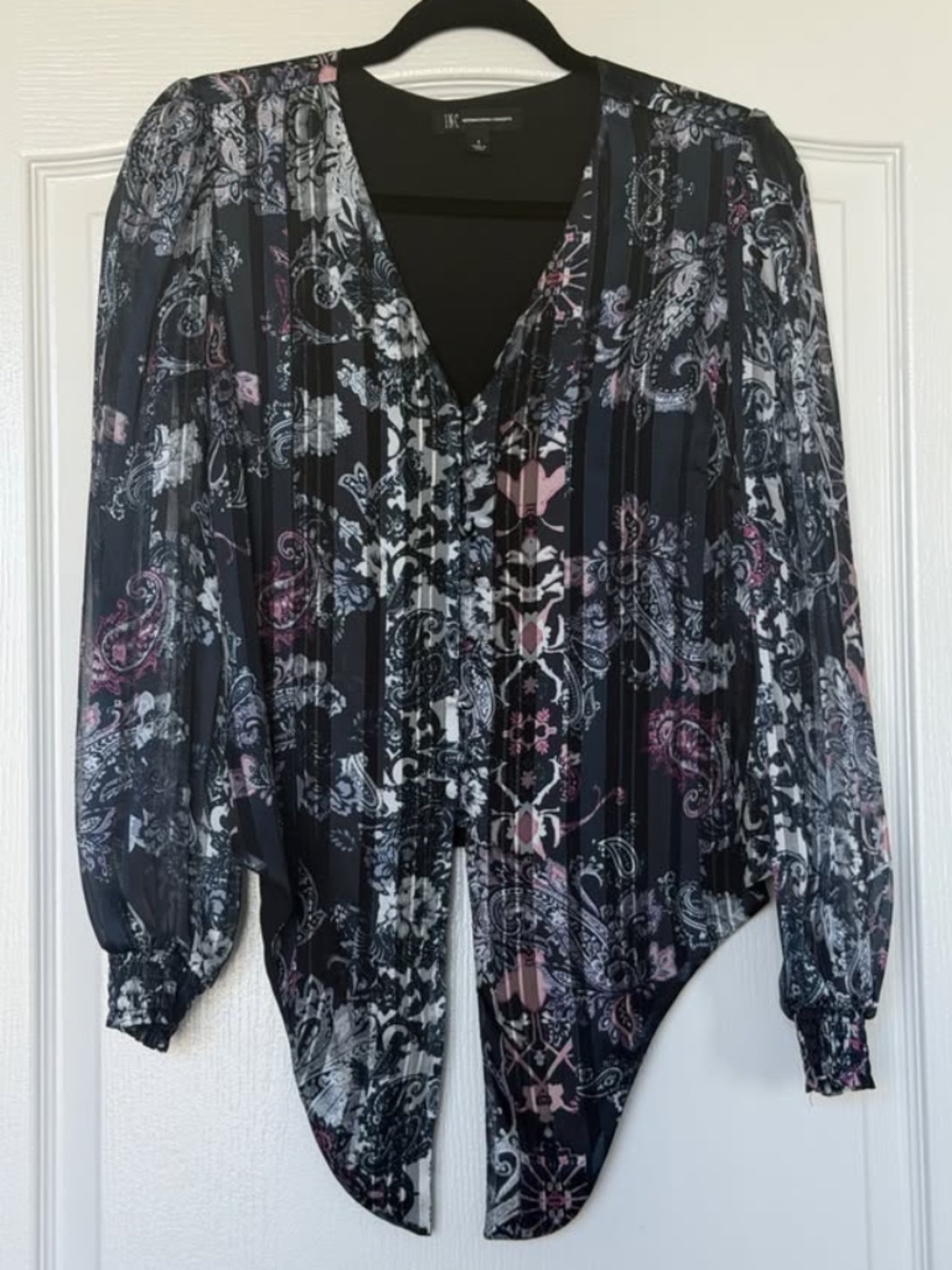 INC International Concepts Printed Blouse